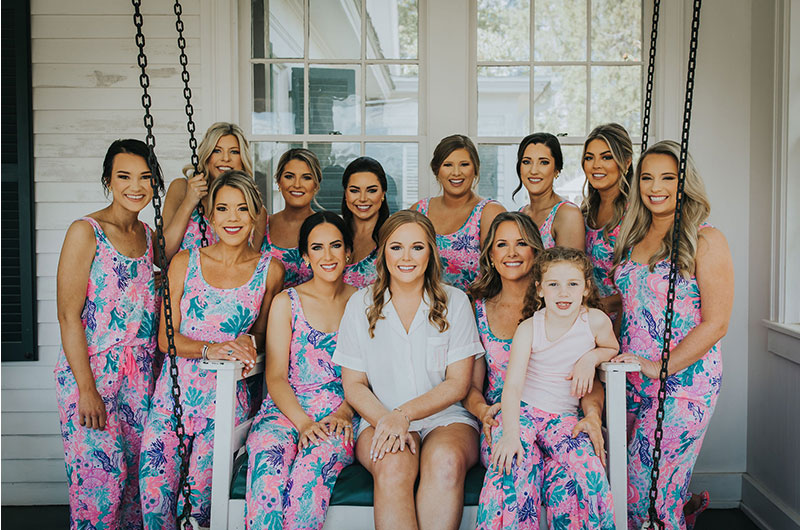 A Spring Wedding with a Blush Aesthetic Lilly Pulitzer