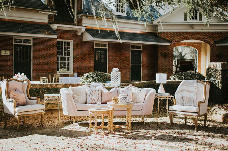 A Spring Wedding with a Blush Aesthetic Rentals