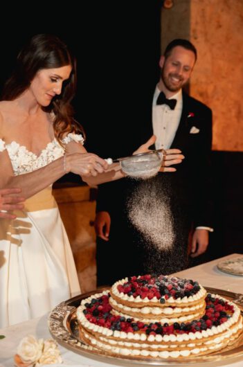 Justin Warshaw and Kelsey Turchi Marry in Italy Cake