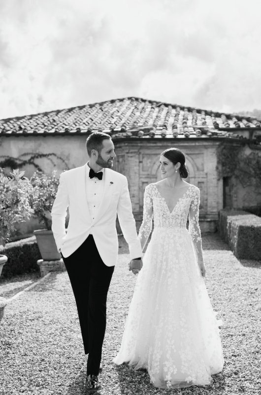 Justin Warshaw and Kelsey Turchi Marry in Italy Look