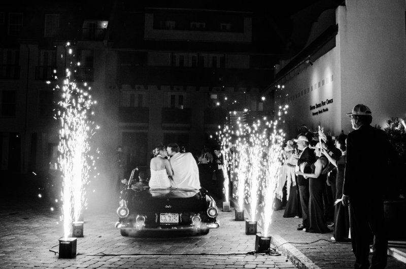 Mary Margaret and Michaels Wedding in Florida Car