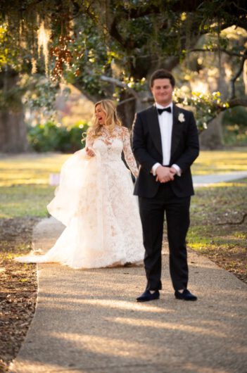 Mary Patterson and Rene Jauberts Wedding in Louisiana First Look
