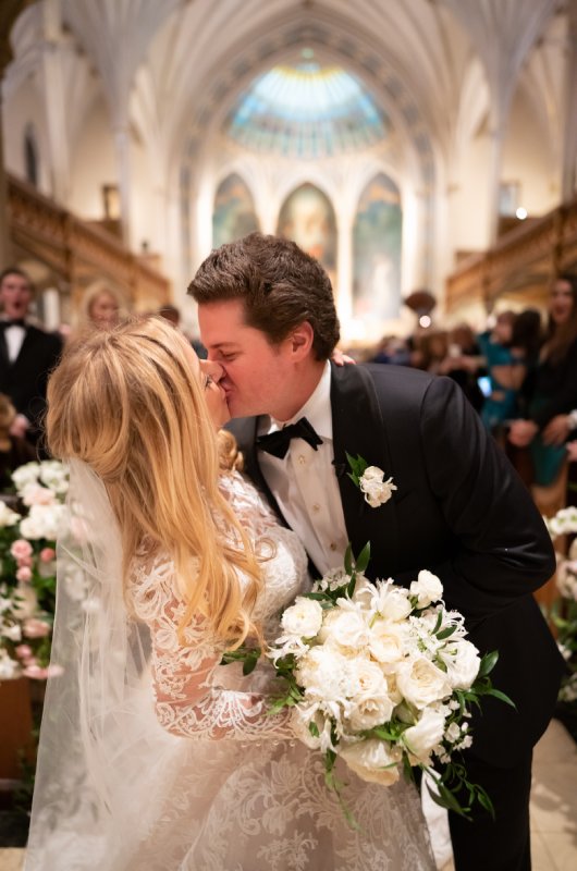 Mary Patterson and Rene Jauberts Wedding in Louisiana Kiss