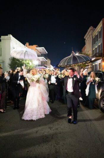 Mary Patterson and Rene Jauberts Wedding in Louisiana Umbrellas