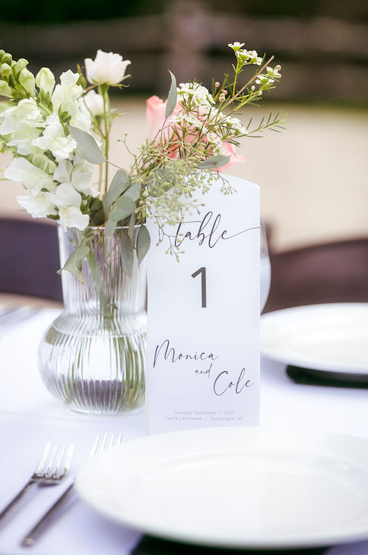 Monica Cole Table Number