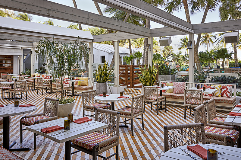Retro Glam Paradise at the Confidante Miami Beach Ambersweet Restaurant