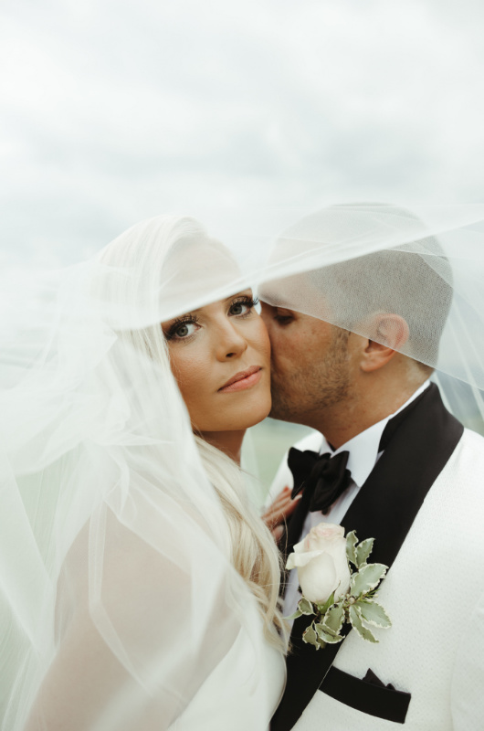 Sherea Knighten And Weston Callahan veil