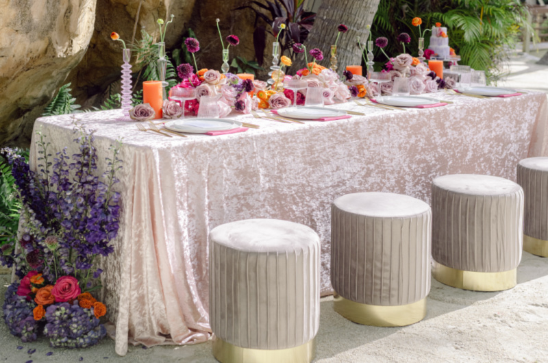 Styled By Southern Bride Cheeca Lodge Spa Island Reception Inspiration gold chairs