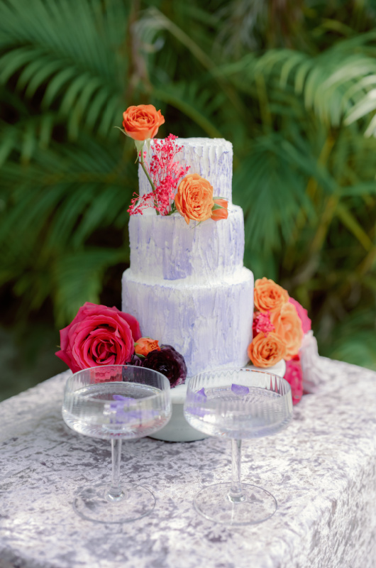 Styled By Southern Bride Cheeca Lodge Spa Island Reception Inspiration wedding cake