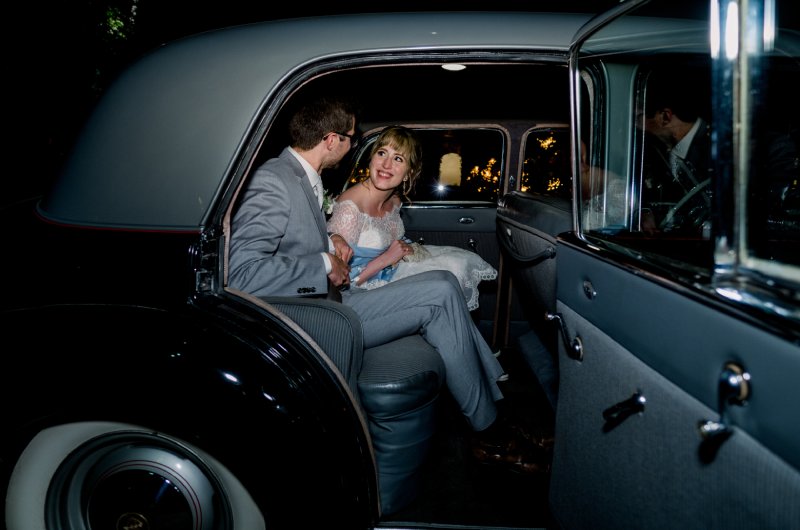 Alexandra and John Marry in Texas Car