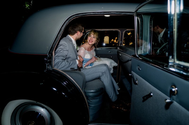 Alexandra and John Marry in Texas Car