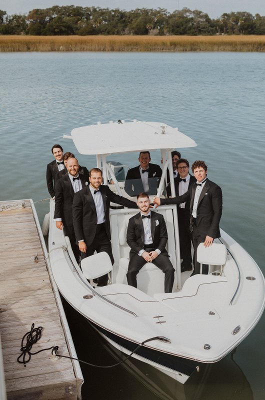 Madelyn and Alex Marry in South Carolina Groomsmen Madelyn and Alex Marry in South Carolina Groomsmen