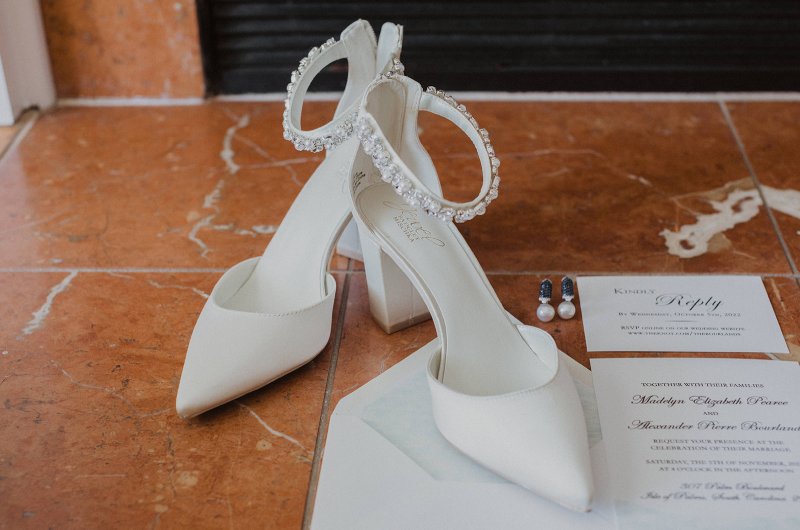 Madelyn and Alex Marry in South Carolina Heels