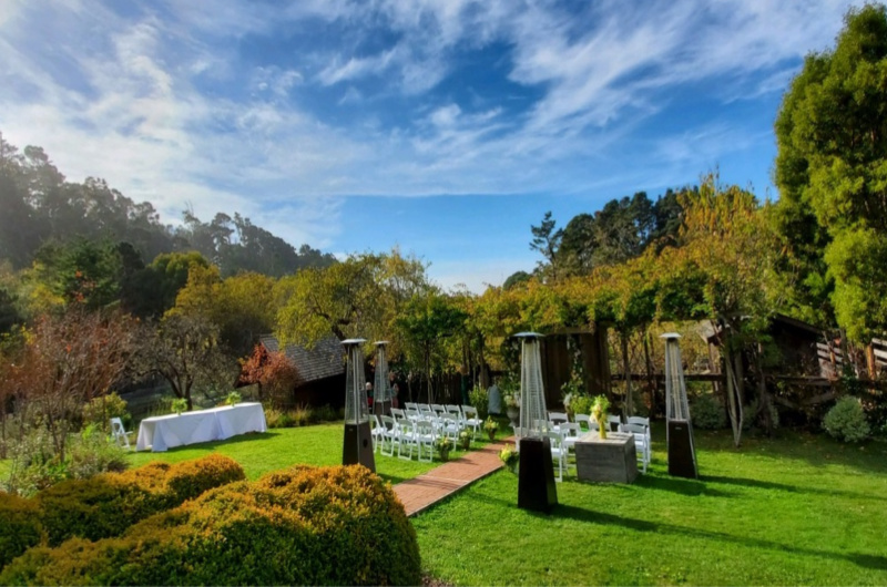 Stanford Inn By The Sea Luxury Eco Resort In Mendocino California wedding
