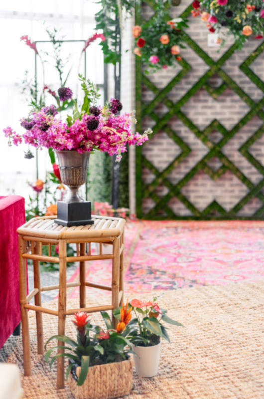 Styled By Southern Bride The Hotel At Avalon Ceremony Inspiration table and flowers