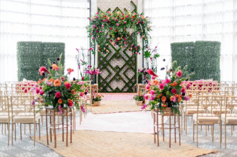 Styled By Southern Bride The Hotel At Avalon Ceremony Inspiration venue