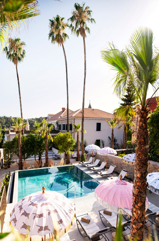 Uniquie Bachelorette Party Destinations Around The World Cavtat Hotel Supetar pool