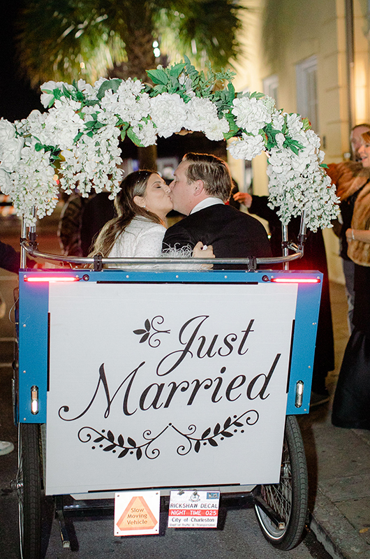 Calhoun Johnson pedicab send off