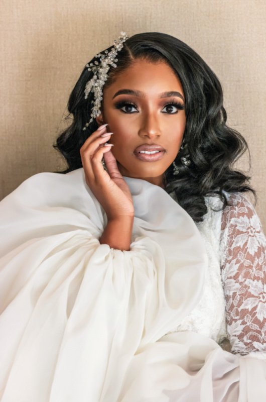 Joi Marlowe And Je'Mere Mooney Marry In North Carolina bride