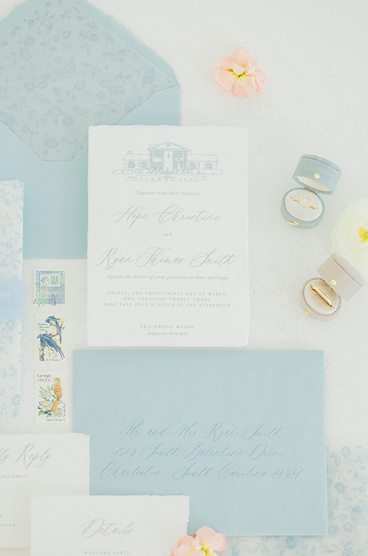 a_blooming_blue_spring_wedding_in_augusta_ga_invitation