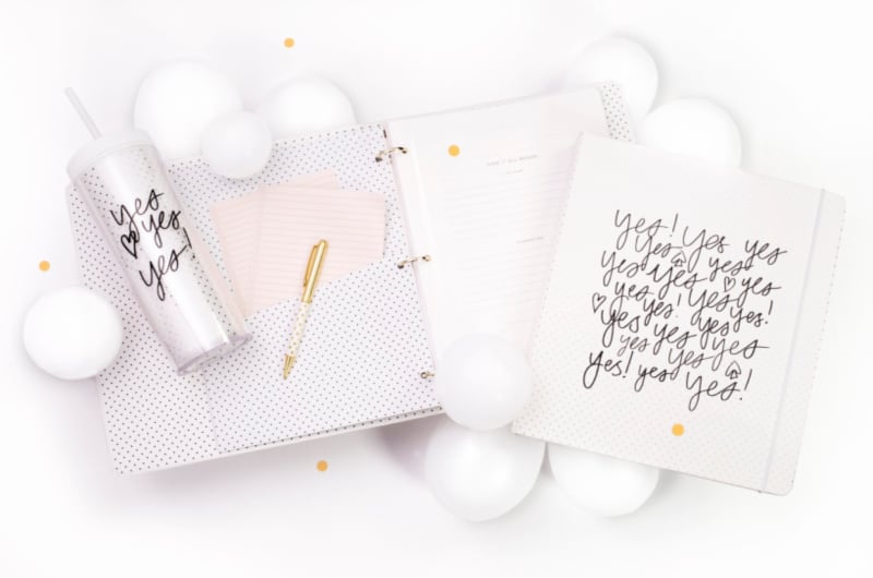 Kate Spade Bridal Gifts white wedding planner