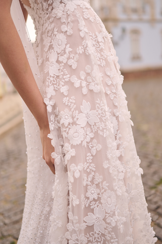 Maggie Sottero floral detail