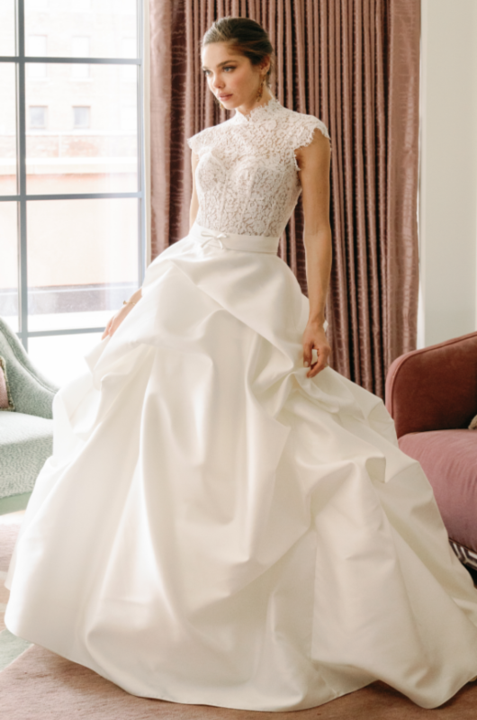 Top Wedding Dress Trends of from NYC Bridal Fashion Week Mark Ingram wedding dress