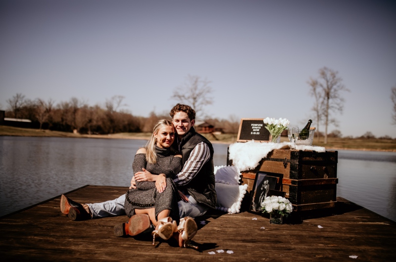 Summer Geraci and Gavin Burgess’s Engagement in Winnsboro, Texas
