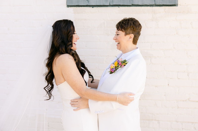 Angela and MichelleWindhamWedding Wall