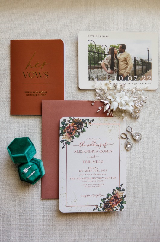 Dria Erik Mills Wedding Invitations