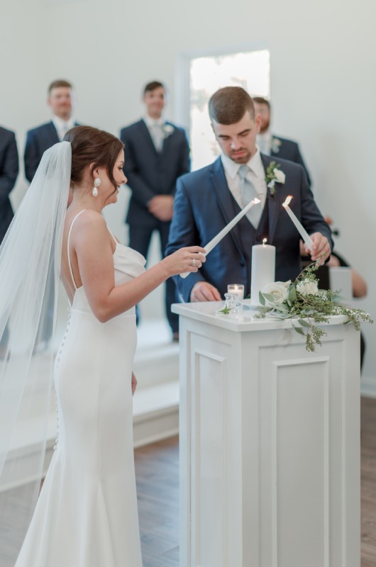 Hannah Justin Messer Lighting Candles