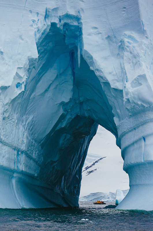Honeymoon In Antactica iceberg
