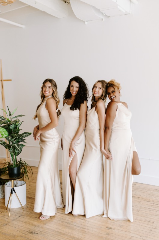 Kennedy Blue Satin Dresses Kennedy Blue Satin Dresses
