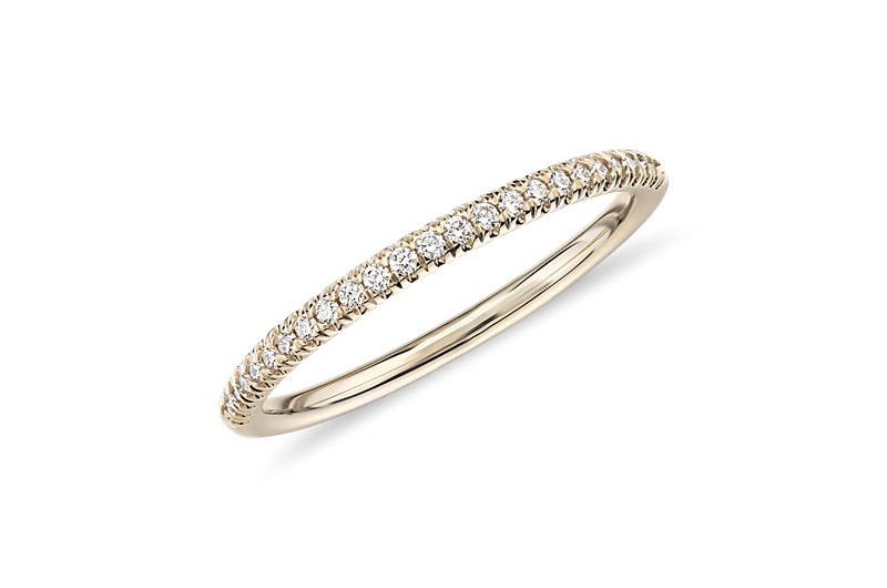 Engagement Rings And Wedding Bands We Love From Blue Nile petit micropave ring
