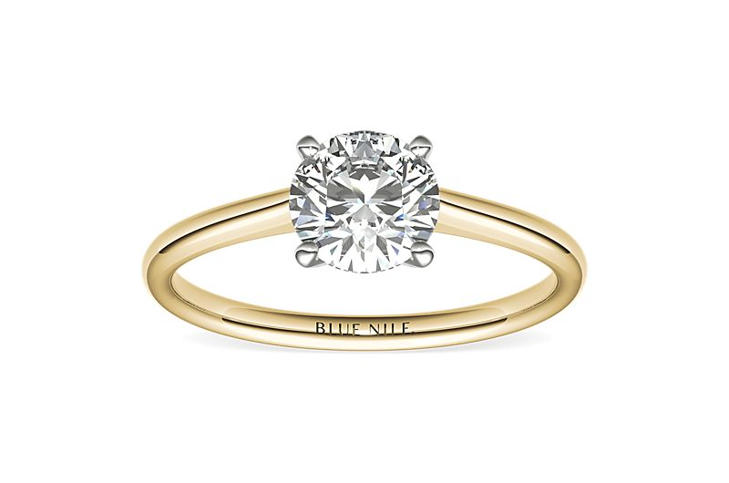 Engagement Rings And Wedding Bands We Love From Blue Nile petite solitaire ring