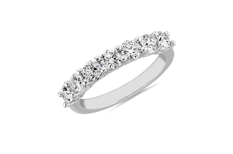 Engagement Rings And Wedding Bands We Love From Blue Nile seven stone ring