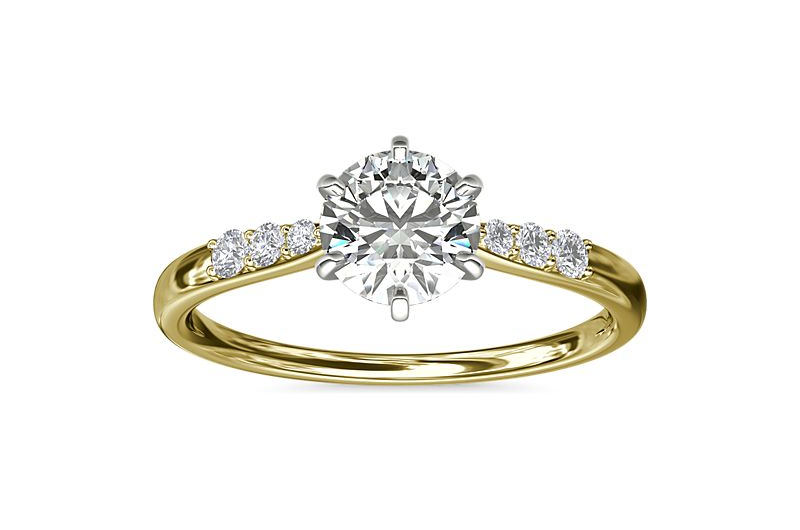 Engagement Rings And Wedding Bands We Love From Blue Nile six prong ring