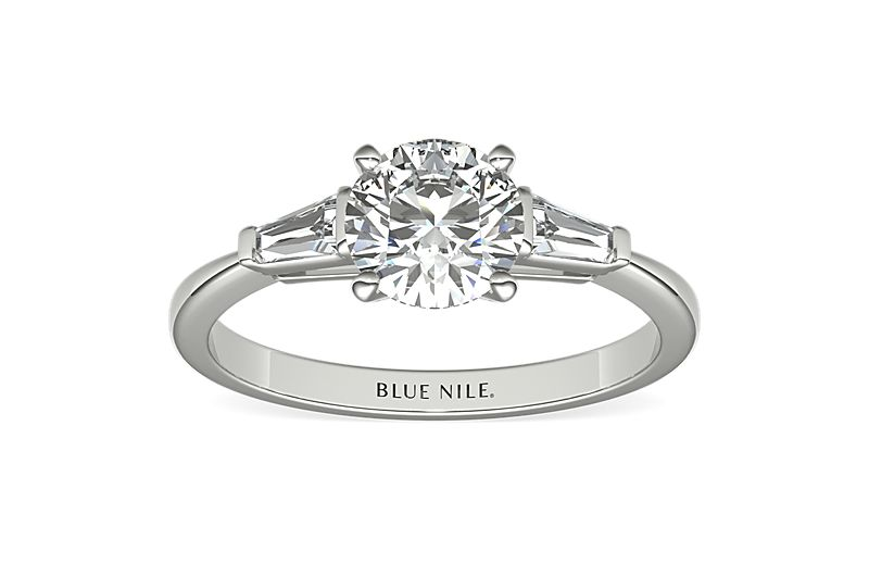 Engagement Rings And Wedding Bands We Love From Blue Nile tapered baguette ring