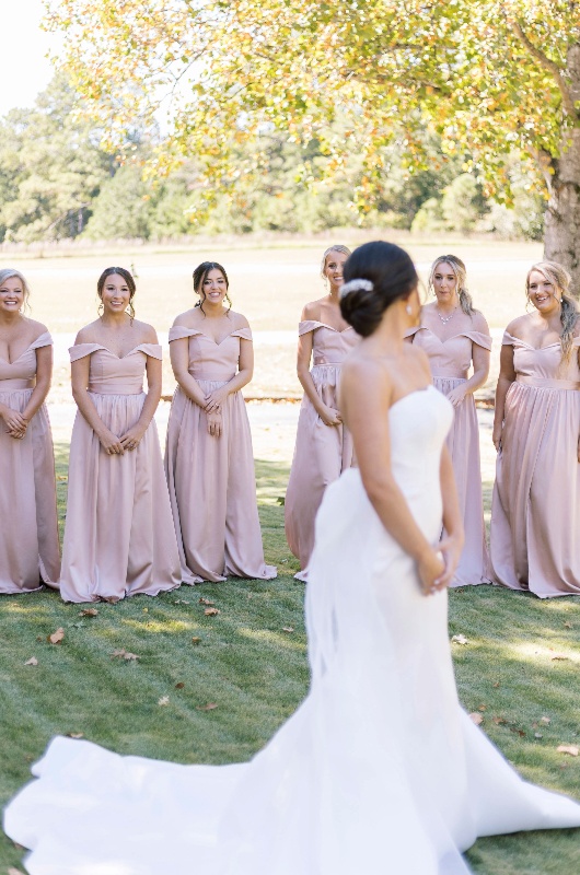 Lisby Wedding bridesmaids first look