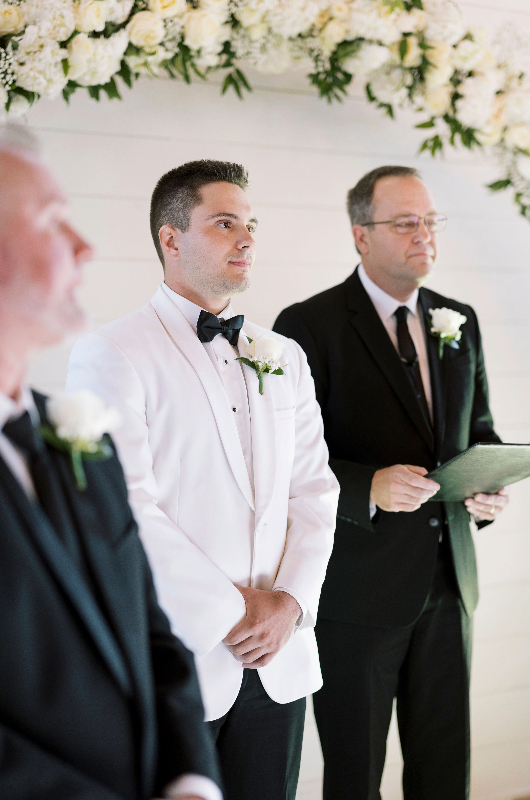 Lisby Wedding groom reaction