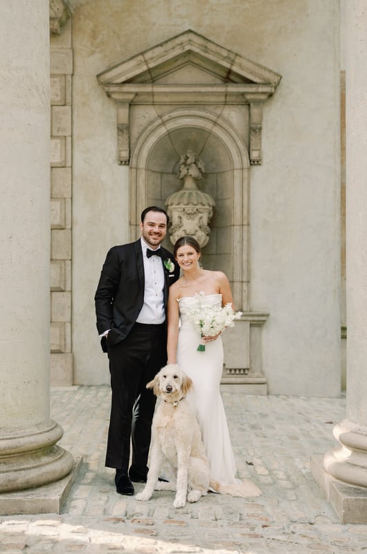 Rachel Marini and Chris Sharp Marry in Atlanta Georgia Dog