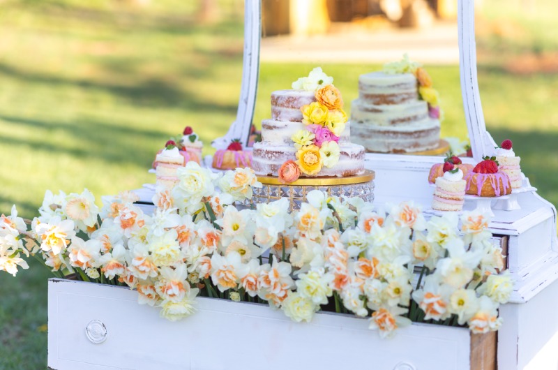 Southern Elegance Styled Shoot Cake