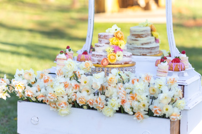 Southern Elegance Styled Shoot Cake