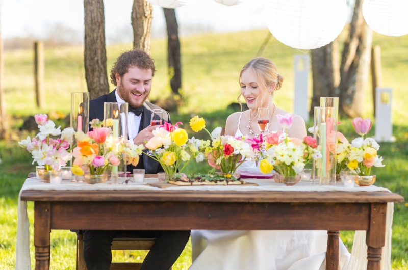 Southern Elegance Styled Shoot Eating Table