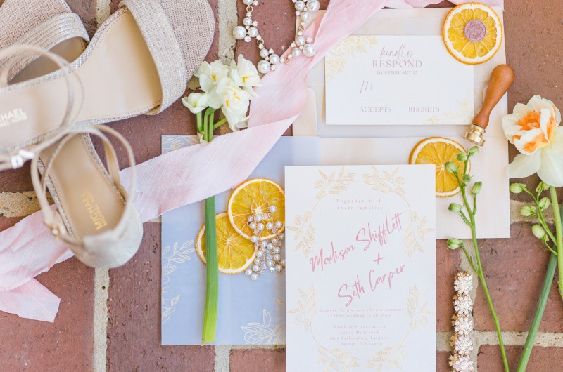 Southern Elegance Styled Shoot Invitations