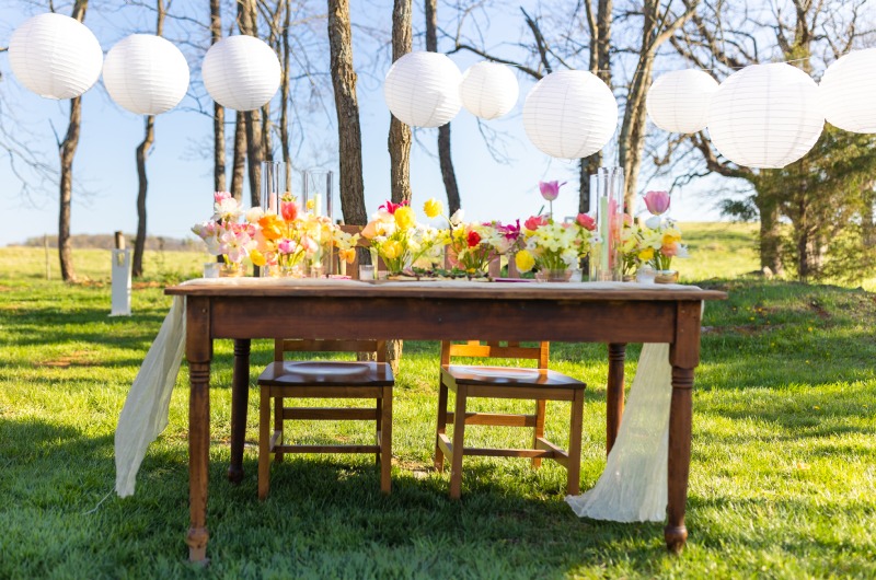 Southern Elegance Styled Shoot Outdoor Table