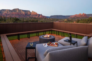 Ambiente A Landscape Hotel Sedona Arizona rooftop deck