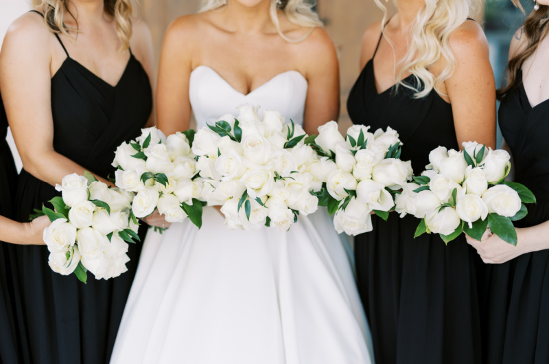 Keri Souther And Joshua Godfrey Marry In Denver North Carolina bridal flowers