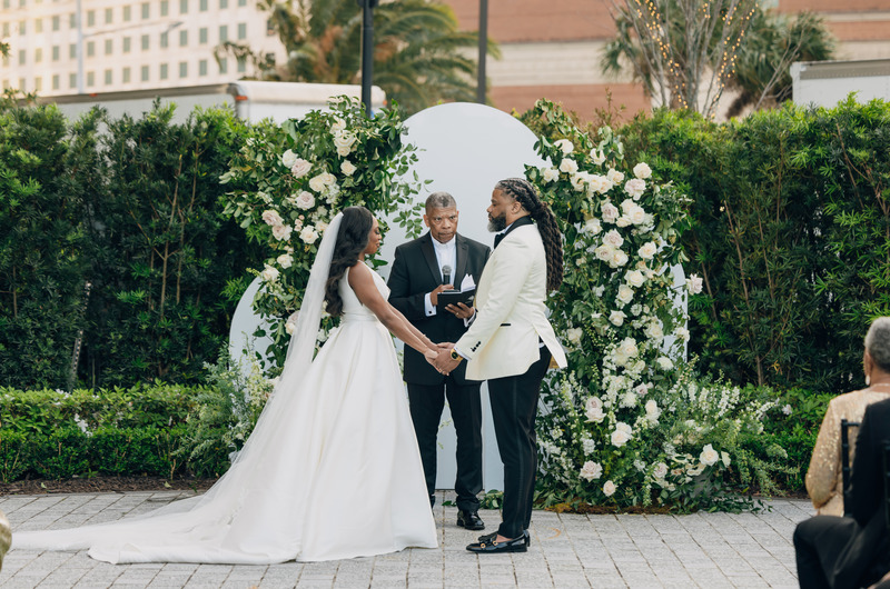 London Curry and Shagari Jackson Marry in Louisiana Ceremony Vows