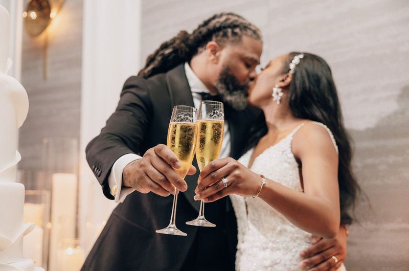 London Curry and Shagari Jackson Marry in Louisiana Champagne